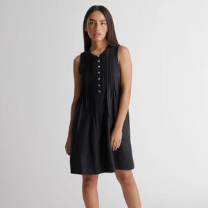 Quince European Linen Sleeveless Swing Dress